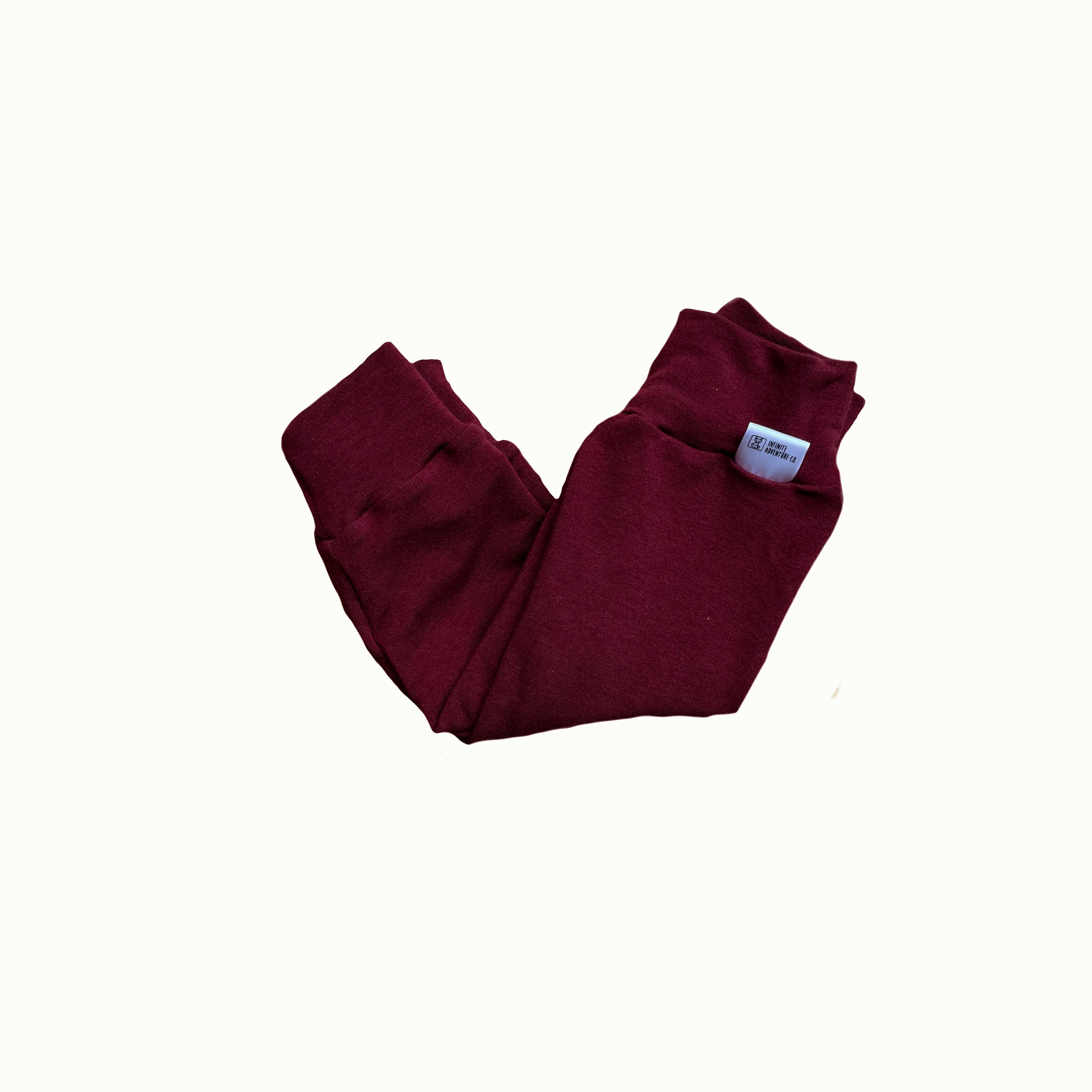 Burgundy Bamboo Joggers